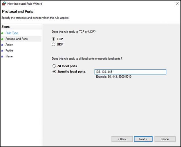 Windows Defender Protocols and Ports